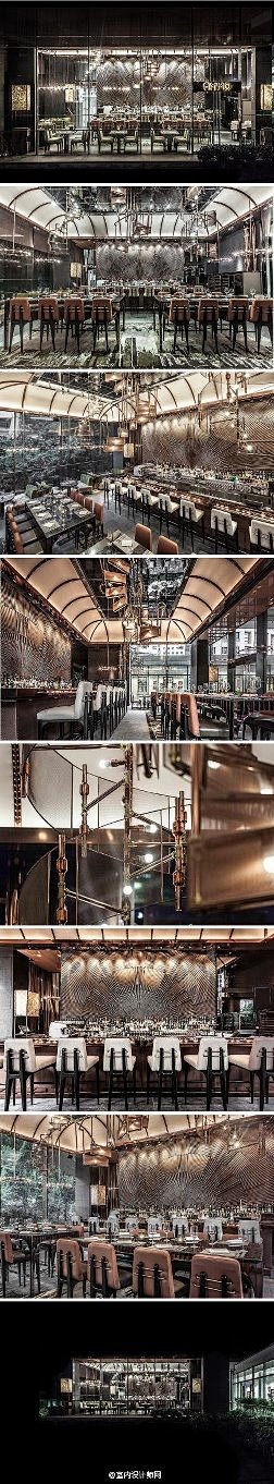 复古机械风的创意餐厅设计~AMMO Re...