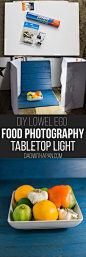 DIY Tabletop Light For Food Photography - Dad With A Pan