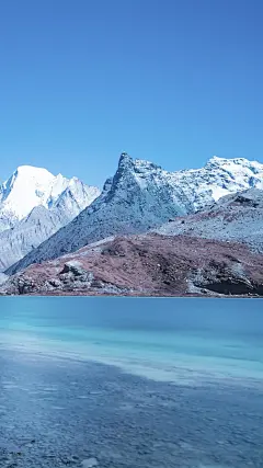 ＠大圣中的战斗菊#唯美#壁纸#手机壁纸#电脑壁纸#风景#雪山