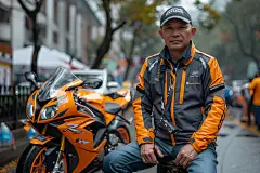 形象机车人物图片摄影图