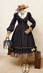 Fantastic Wind -The Florentine Traveller- Classic Lolita OP Dress