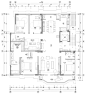 [郑州]南宋文化新中式室内住宅设计施工图（含效果图）：包含：封面，原始结构图，原始顶面图，平面布置图，地面铺贴图，灯具尺寸，顶面布置图，开关布置图，土建改造图，水路点位图，家具尺寸图，立面图1-15；另附：实景图30张；详见O网页链接 ​​​​