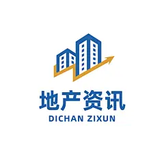 房地产自媒体楼盘资讯分析创意logo