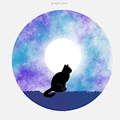 黑猫的剪影图片大小2000x2000px 图片尺寸3.37 MB 来自PNG搜索网 pngss.com 免费免扣png素材下载！AI#白色#布局#插图#宠物#动物#符号#黑色#简单#轮廓#猫#模板#设计#