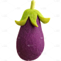 果蔬系列通用毛绒毛毡风蔬菜元素素材