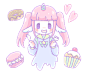 @妖精三叔采集 免扣少女心