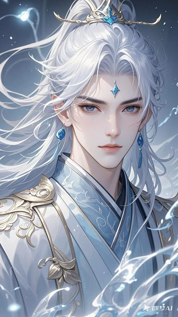 仙侠，白发，男 (10)-花瓣网