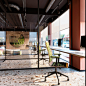 Energetic Italian Office Design - Mindsparkle Mag : KSH Design, based in Kyiv, Ukraine, designed the interiors for an office based in Italy with a modern aesthetic that exudes youthfulness and a sense of energy.