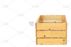 经典木盒孤立