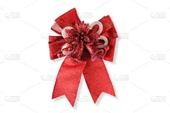 铃,白色背景,艾滋病警示丝带,可爱的,事件,贺卡,背景分离,灵感,新年前夕,泰国