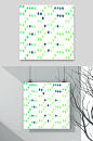 色块绿色简约炫彩时尚图案矢量素材