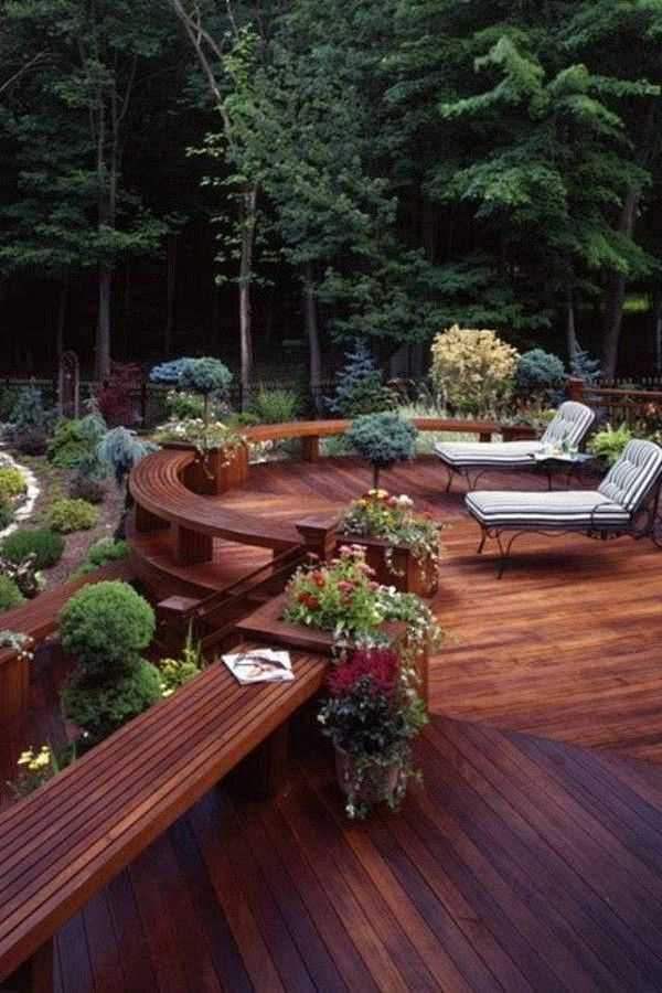 Gorgeous deck #backy...