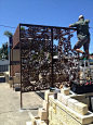 Laser cut metal PERGOLAS eclectic-landscape