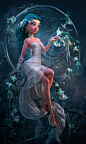 Stamens of Light, Carlos Ortega Elizalde : Inspired by the work of Mucha 