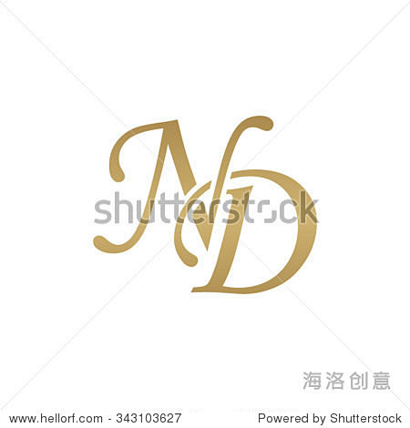 ND initial monogram ...