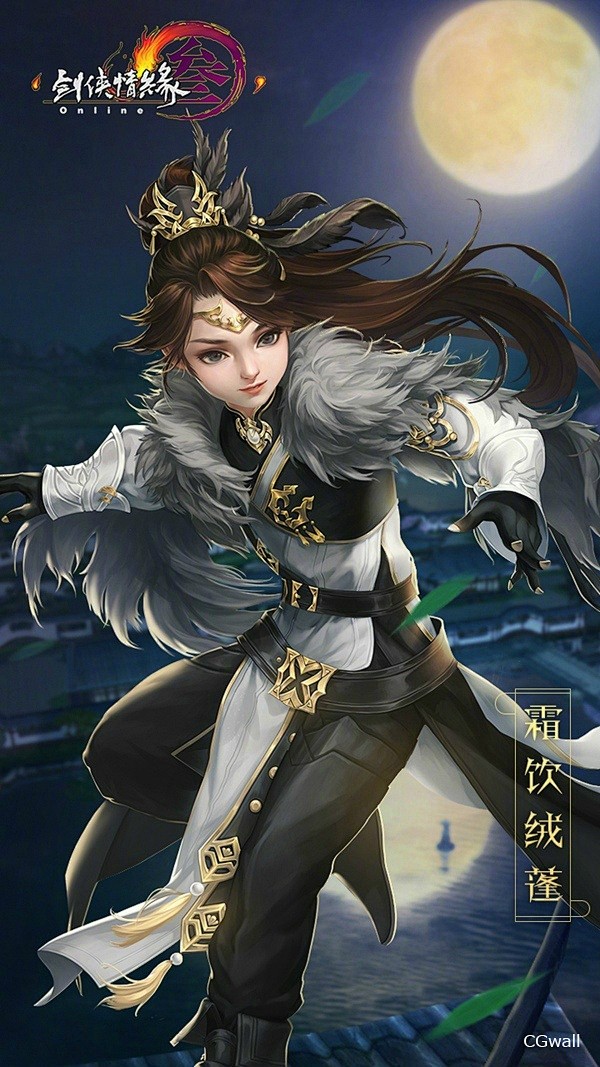 CGwall游戏原画网站_一张角色原画美...