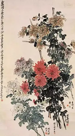 意境别致:晚清天才画家黄山寿作品赏析
黄山寿(1855~1919年)原名曜，字旭初，别字旭道人，晚号旭迟老人，又号丽生，江苏武进(今常州)人。官直隶同知。幼年贫困，专志书画。曾被清廷召入皇宫评画并传授弟子，颇享画名。八国联军入侵北京时，遁至上海以鬻画为生，与吴昌硕等人创办豫园善会等。善画人物、山水、花卉、走兽、墨龙。凡写人物仕女，喜用工笔重彩，隽雅研秀，有改琦遗韵;山水以青绿为多，气韵古逸，亦见功力;双钩花鸟神态逼肖，笔力精劲;间作墨梅、竹石，挥洒自如，亦具韵致。书法工唐隶、北魏及郑燮、恽寿平，得其神韵。
