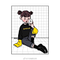 ❥꒪ั

  敲可爱的ins插画，女孩与男孩的故事
  是不是像极了你们   cr.sinana_grim

#如萍学车的样子像极了你#
#恋爱三个月 恋爱一年# ​​​​