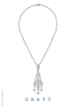 格拉夫Chandelier系列圆形、梨形和马眼形钻石项链
