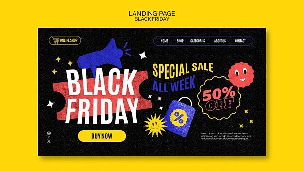 Flat design black fr...