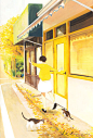 春之牧场，日本插画师enoguhaco作品欣赏