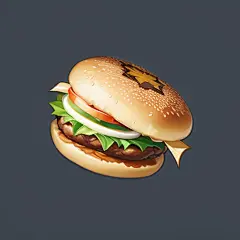 美食物UI图标设计素材 游戏食物设定参考 卡通食物插画临摹图集