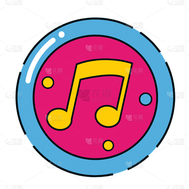 ICON-卡通APPicon-音乐素材-花瓣网