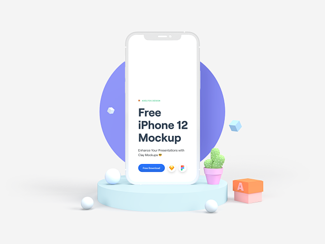 Free iPhone 12 Clay ...