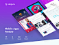 Mobile Apps Freebies : The freebie pack includes 17 different screens from 5 different apps. The first app is Meeting App, which will help you get started with designing meeting applications. App number two is Football App, which allows you to manage game