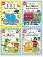 Sticker activity books published by Scholastic Press. Illustrated by Jannie Ho