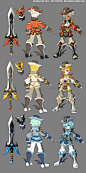 DragonNest Costume design-Warrior by =ZiyoLing on deviantART