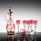 维奥莱特进口欧式水晶玻璃红酒酒杯套装时尚酒瓶创意洋酒白酒酒具