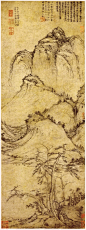 曹知白，元代画家。