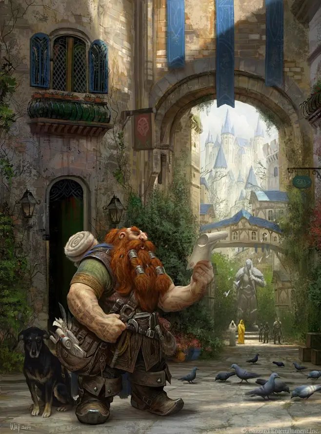 Dwarf Messenger by Wei Wang