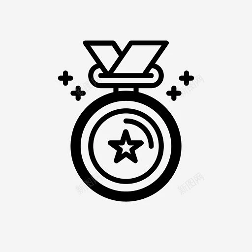 奖章荣誉承认图标高清素材 奖励 奖品 奖章 承认 竞赛 胜利 荣誉 许多台词 icon 标识 标志 UI图标 设计图片 免费下载 页面网页 ...