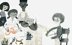 卡通小孩高清素材 卡通 小孩 手绘 插画 欧美 涂鸦 免抠png 设计图片 免费下载