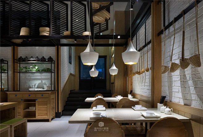 上瑞元筑-扬州东园小馆-餐饮空间-室内设计联盟-花瓣网