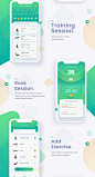Adasse: Mobile App Design : Adasse Beta 2: web and mobile app design for adasse. The brilliance of a personal trainer with the convenience of an app.View Case Study: https://uikreative.com/fitness-mobile-app-user-interface-design/