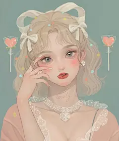唯美少女插画 (5)