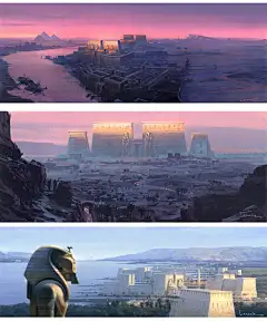 {插画系列}西方写实场景_1659550397543