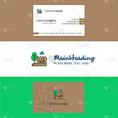 自然美,品牌名称,垂直画幅,名片,菜园,农业,华丽的,商务,清新,环境