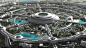 Futuristic paradise, Jean-Francois Liesenborghs : This is a personal project environment that I have created. All is done in 3D with little retouch in photoshop.