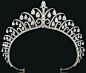 Art Deco tiara by Cartier, circa 1920's. Via Diamonds in the Library.