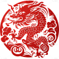 新年春节新春龙年2024立体3D龙元素