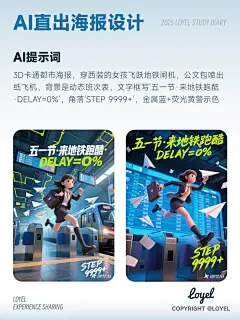 AI直出14种五一节海报设计｜附咒语 - 小红书