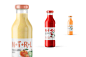 N+T+R+L : N+T+R+L. Naming, logo designand label design for brand of natural drinks.Specifically for the European market we have developed a new integrated branding strategy of natural drinks. N+T+R+L — juices and nectars from natural berries and fruits wi