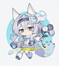 #绘画 #付费委托 #稿件展示 #q版 - 小红书