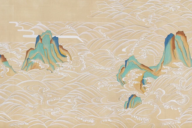 Kano on Edo Straw India tea paper-花瓣网