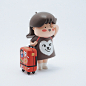 Carry By Carry Grow Studio : From Illustration to resin art collectable Carry Grow Studio's Taewook has made the character "Carry" come to life in a 3D format! if you are familiar with Carry, shes already travelling the world on an epic adventur