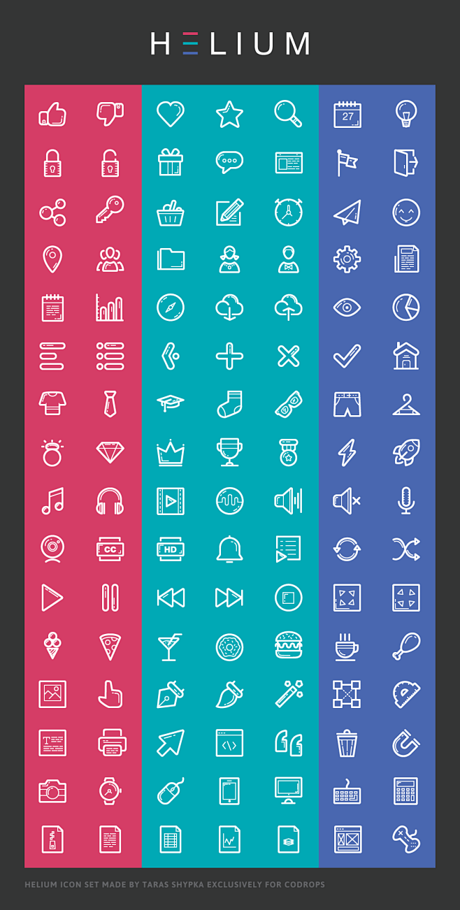 UI简约图标合集-AI,EPS,SVG图...